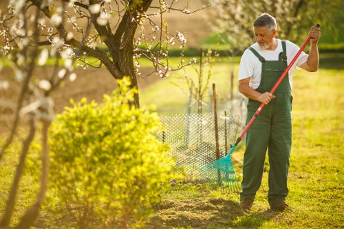 Sustainable garden practices with native plants and rainwater harvesting in Tooting